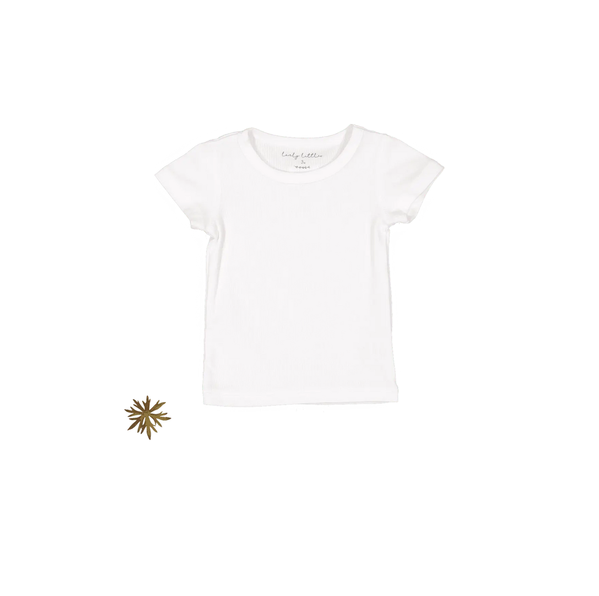 Lovely Littles The Short Sleeve Tee - White - 