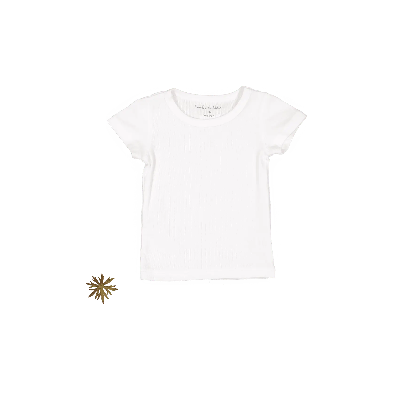 Lovely Littles The Short Sleeve Tee - White - 