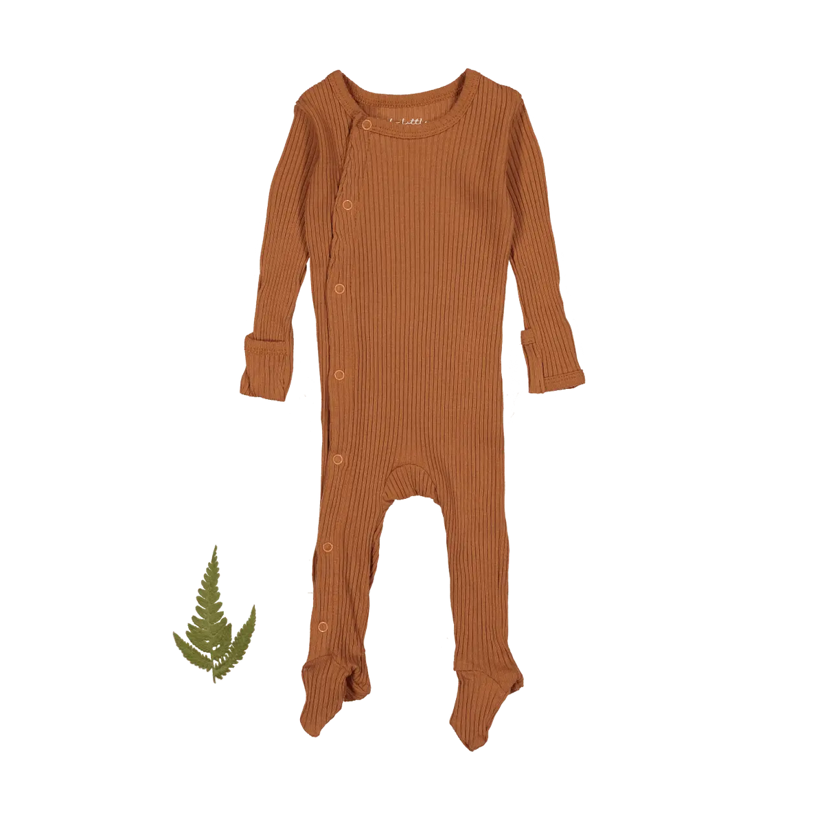 The Snap Romper - Caramel - Sleeve, Baby & Toddler Clothing, Textile, Brown, Child | Everetts Place