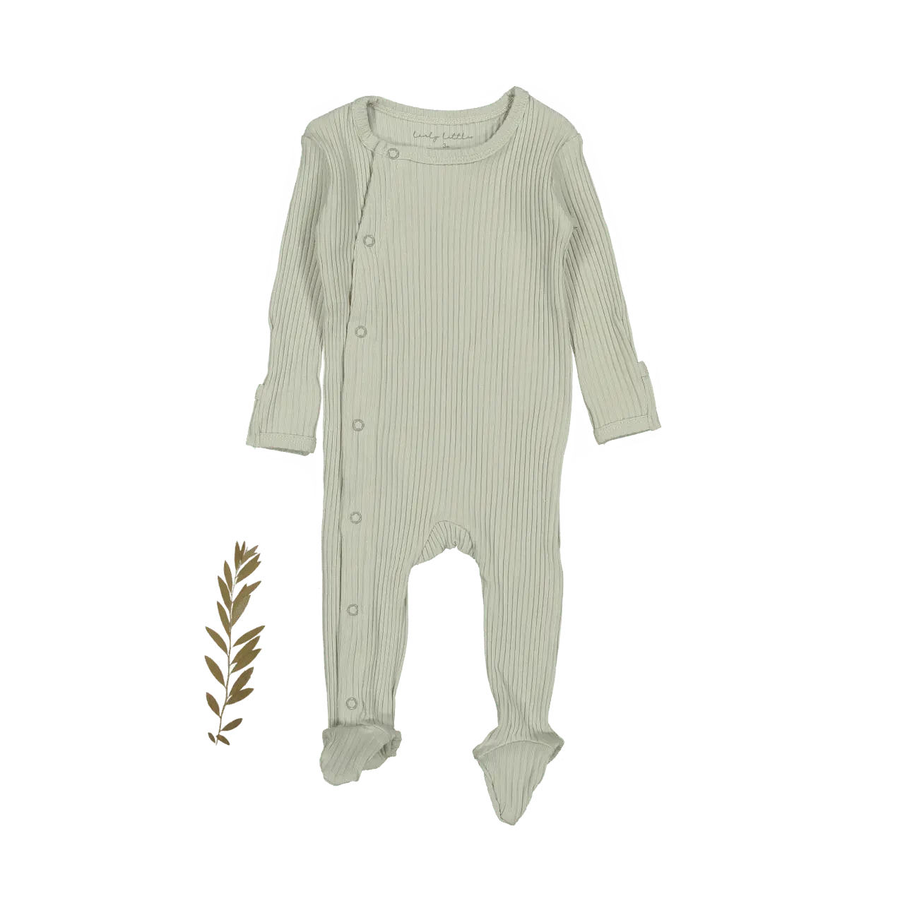 The Snap Romper - Mist - Sleeve, Baby & Toddler Clothing, Textile, Button, Wool | Everetts Place