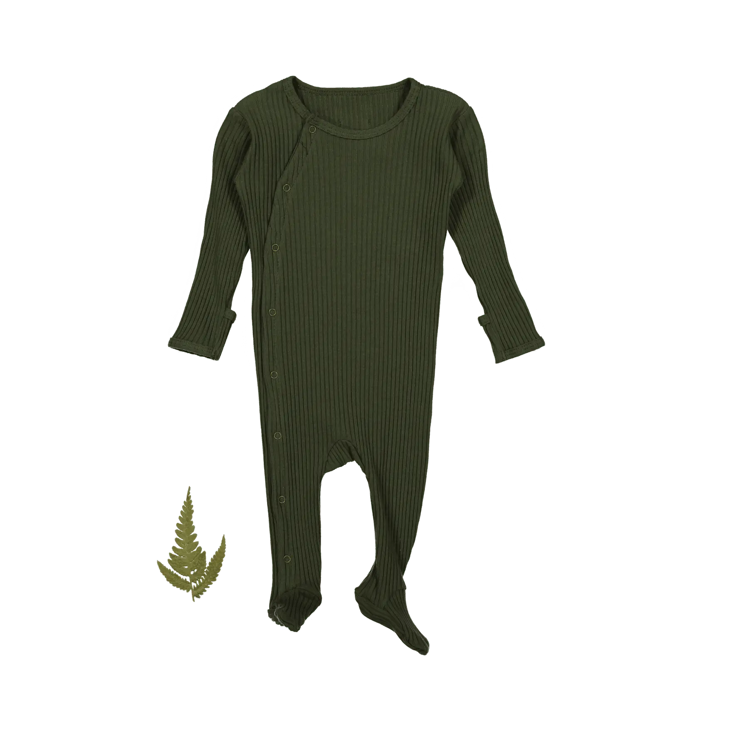 The Snap Romper - Moss - Sleeve, Textile, Baby & Toddler Clothing, Active Shirt, Wool | Everetts Place