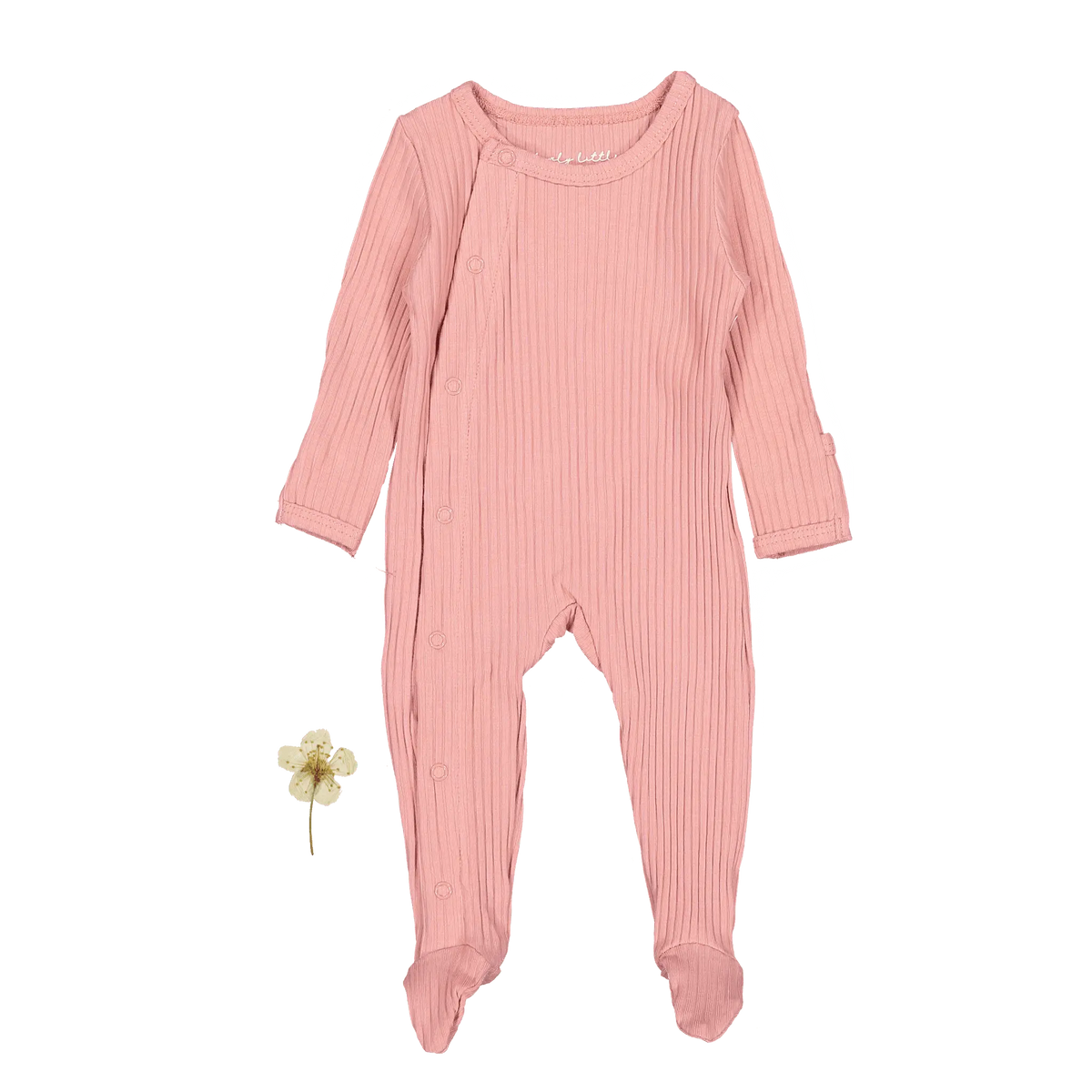 The Snap Romper - Rose - Sleeve, Baby & Toddler Clothing, Textile, Pink, One-piece garment | Everetts Place