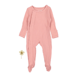 The Snap Romper - Rose - Sleeve, Baby & Toddler Clothing, Textile, Pink, One-piece garment | Everetts Place