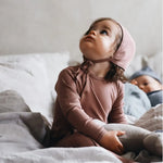 Lovely Littles The Snap Romper - Rosewood - 