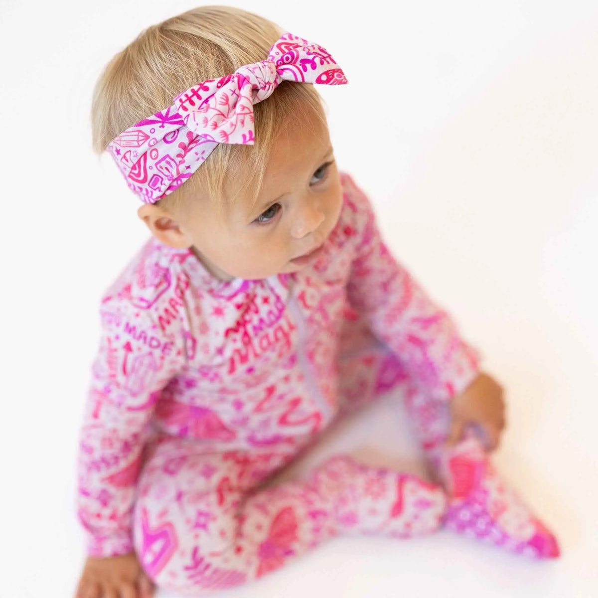 Raising Mama The SoftKnot Bow | Mystic Mama (Pink) - 