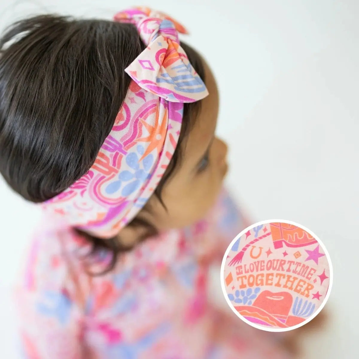 The SoftKnot Bow | Saddle Up - Headgear, Pink, Baby & Toddler Clothing, Headband, Child | Everetts Place