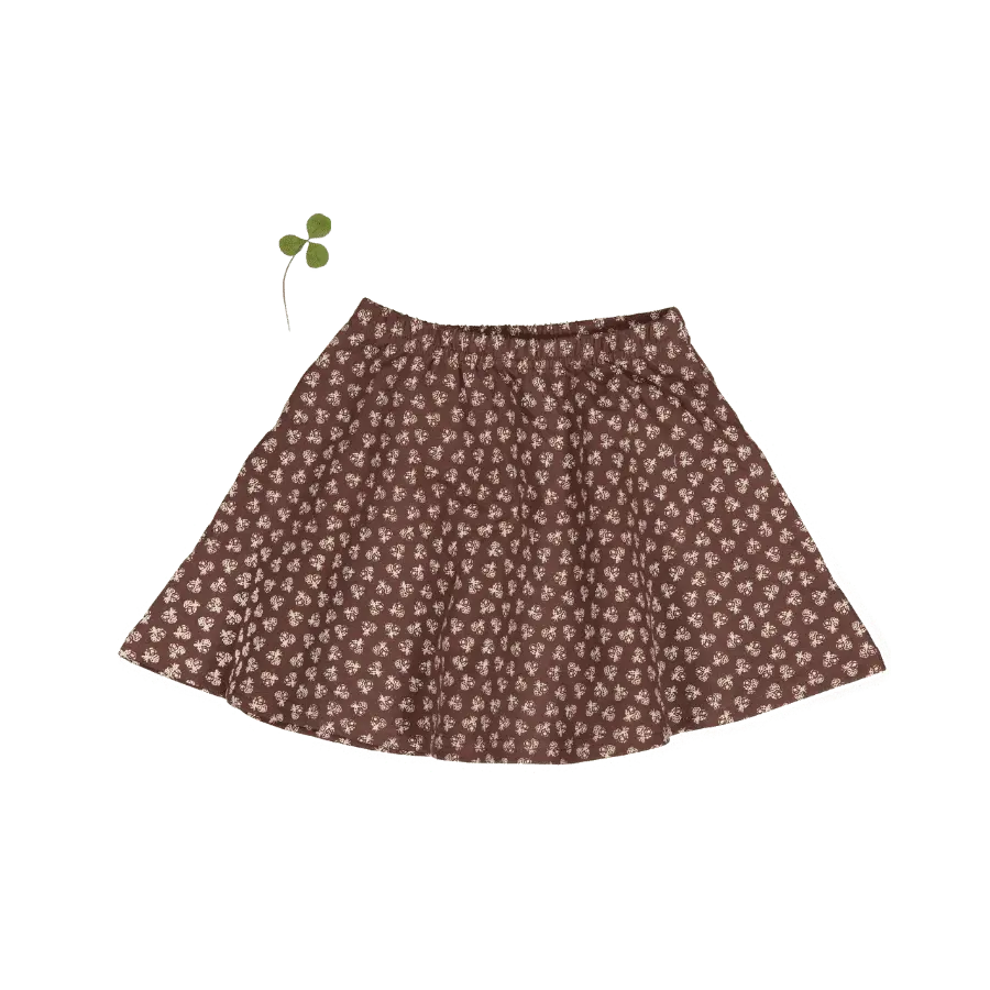 The Sweat Skirt -  Rustic Floral - Pink, A-line, Skort, Tennis Skirt, Pattern | Everetts Place