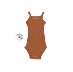 The Tank Onesie - Caramel - Sleeveless shirt, One-piece garment, One-piece swimsuit, Pattern, Swimwear | Everetts Place