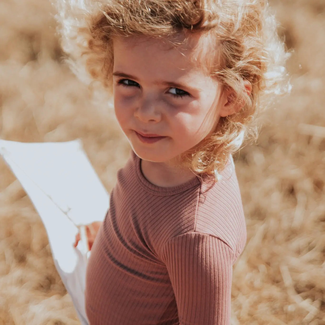 Lovely Littles The Tank - Rosewood Ribbed - 