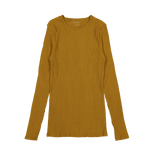 The Womens Tee - Cider - Yellow, Textile, Long-sleeved T-shirt, Active Shirt, Woolen | Everetts Place