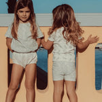 Lovely Littles The Woven Bloomer - Mist Stripe - 