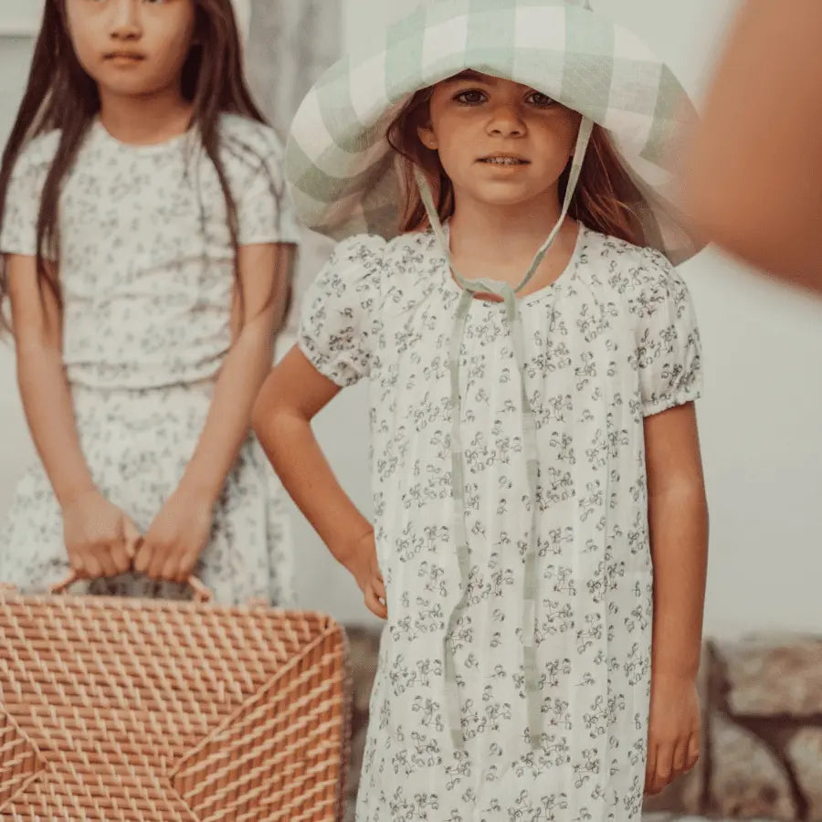 Lovely Littles The Woven Dress - Mintberry - 