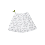 The Woven Skirt - Mintberry - White, Textile, A-line, Skort, Pattern | Everetts Place