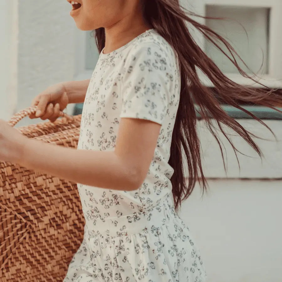 Lovely Littles The Woven Skirt - Mintberry - 