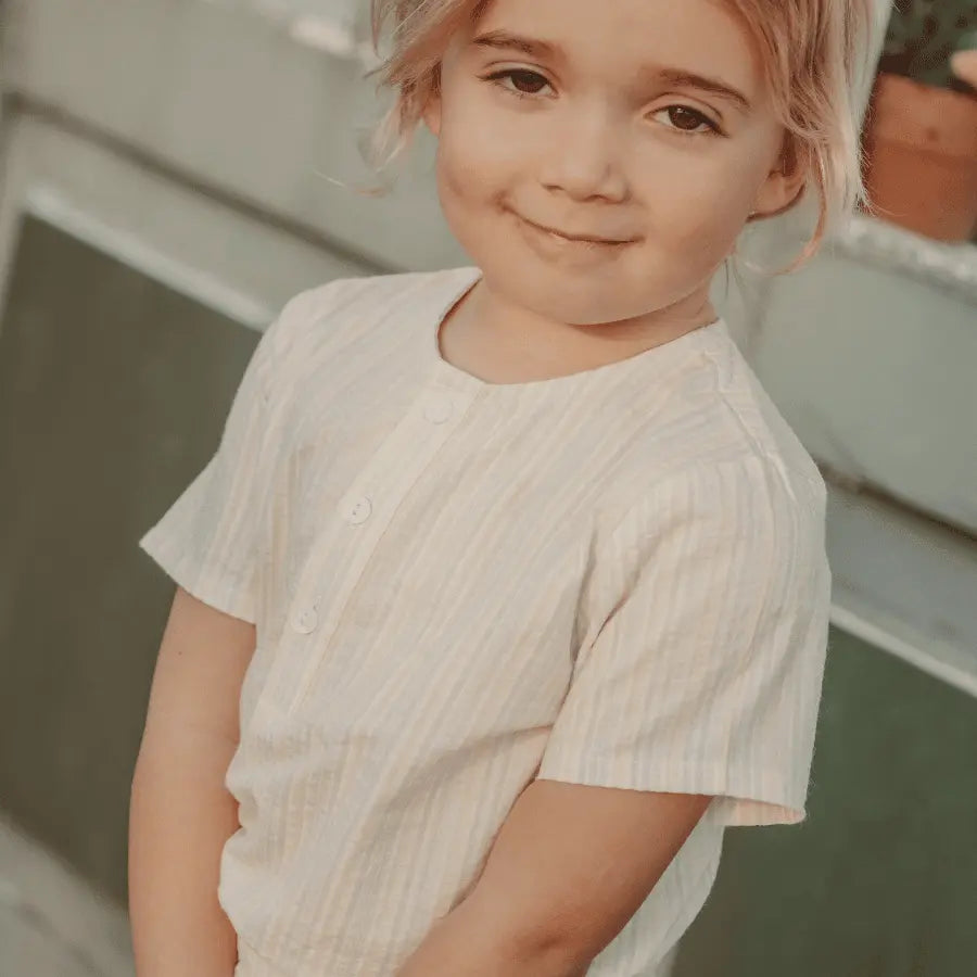 Lovely Littles The Woven Tunic - Summer Stripe - 