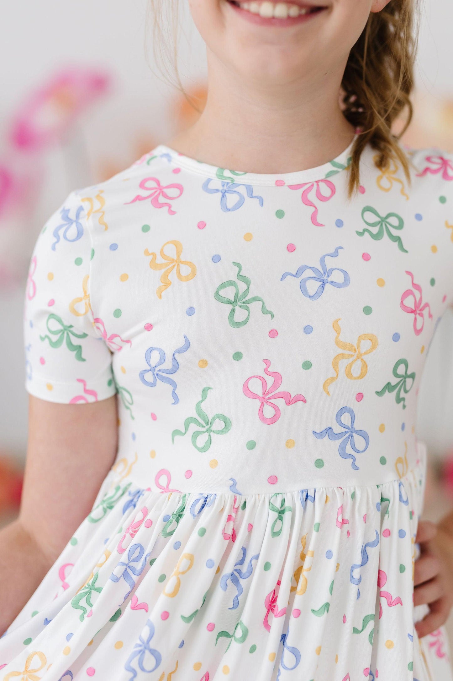 Mila & Rose ® Mila Rose Tied In Love Pocket Twirl Short Sleeve Dress - Apparel & Accessories > Clothing > Dresses Twirl Pocket Dress S/S