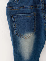 Rylee Faith Designs Tight Layer Bell Bottoms Denim Jeans Pants with Elastic Waist - Apparel & Accessories > Clothing > Pants > Jeans Jeans