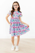 Mila & Rose ® Time to Purr - ty S/S Pocket Twirl Dress - 
