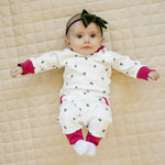 Tiny Trees Christmas Organic Cotton Lounge Set Little Joy Co. Everetts Place Boutique
