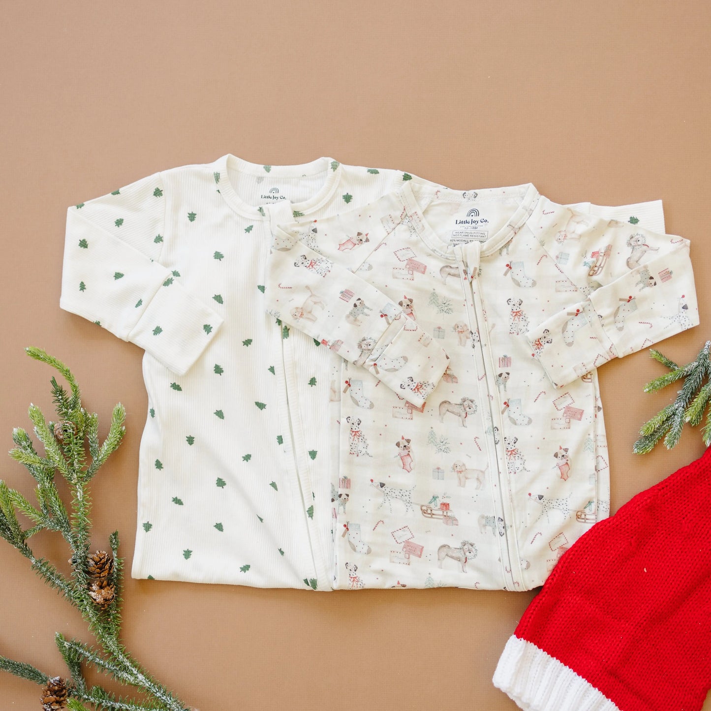 Tiny Trees Ribbed Bamboo Zippy Romper for Babies Everywhere Little Joy Co. Everetts Place: Online Boutique