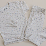 Little Joy Co. Tiny Tulips Bamboo Pajamas 2Pc Comfort Sleepwear Set - Apparel & Accessories > Clothing > Sleepwear & Loungewear > Pajamas