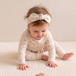 Organic Headwrap - Tiny Bows by Makemake Organics