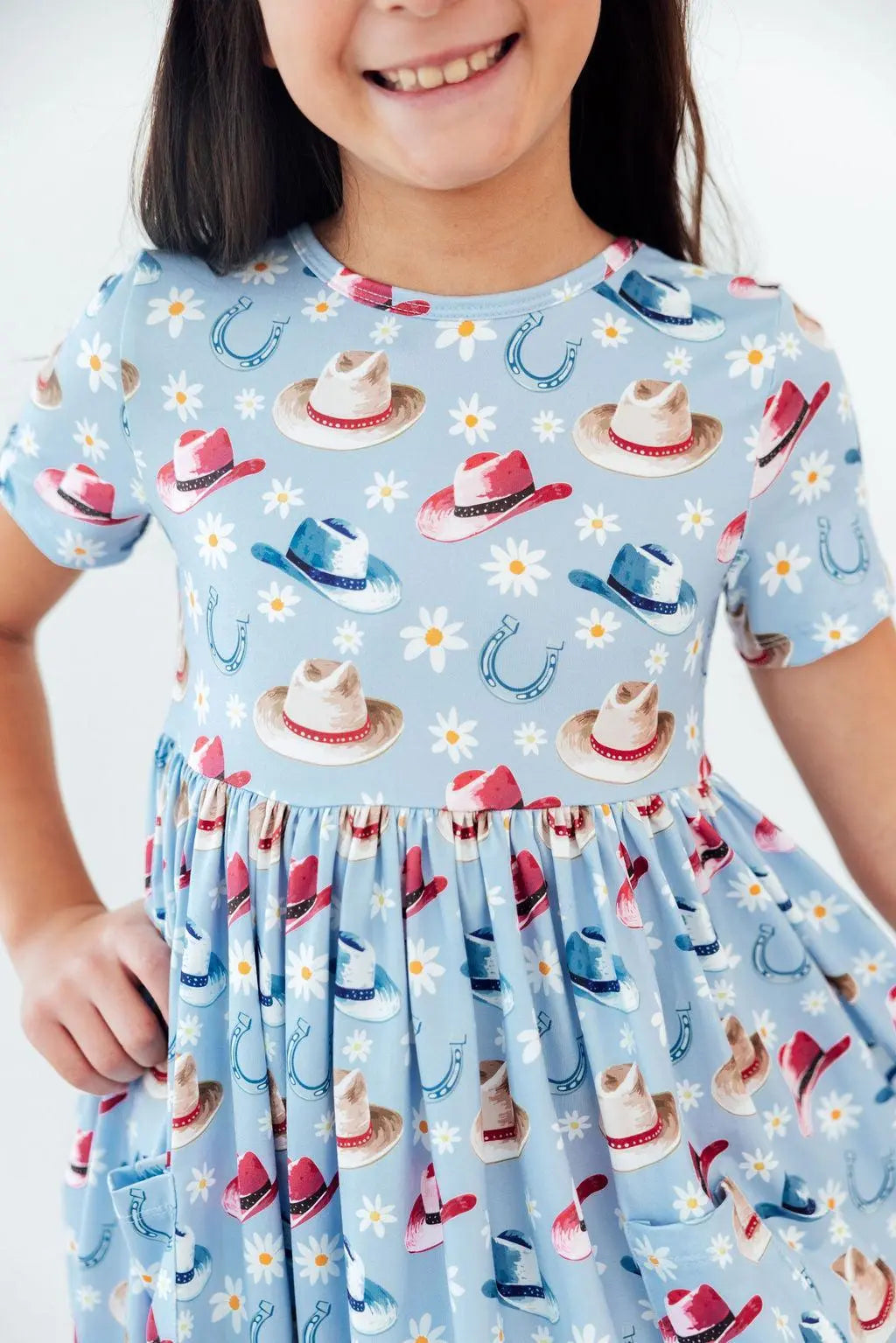 Mila & Rose ® Tip Your Hat S/S Pocket Twirl Dress - 