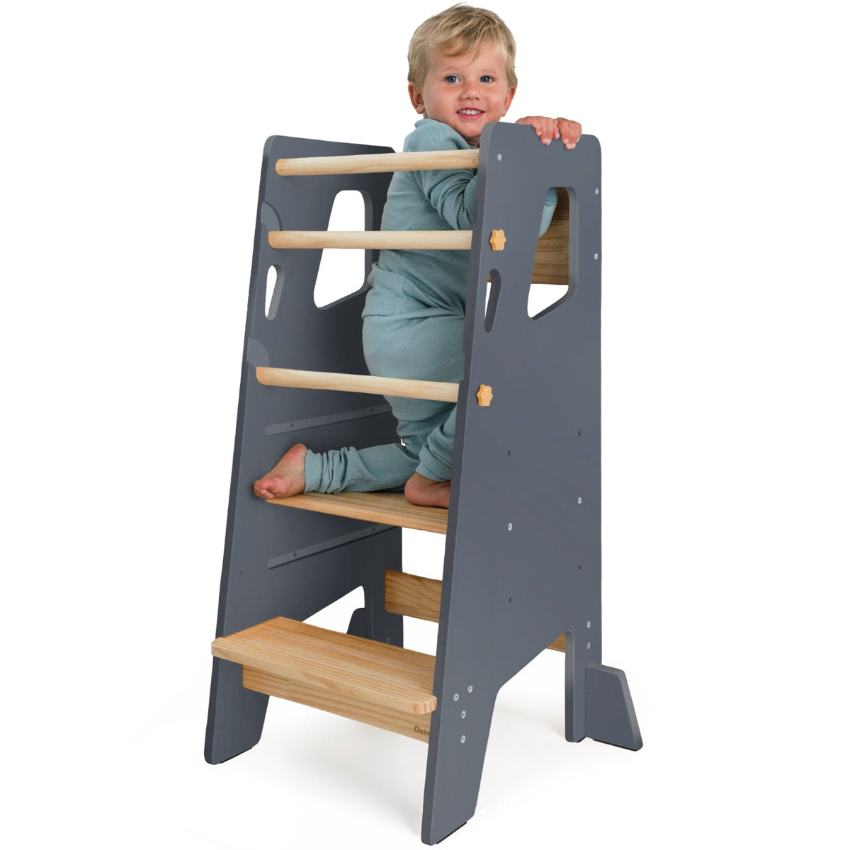 Toddler Tower - Adjustable Kitchen Stool Helper by Ocodile.com