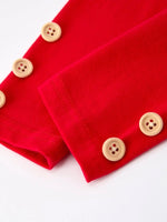 Toddler Girl Christmas Outfit Puff Sleeve Top Red Leggings Rylee Faith Designs Everetts Place Boutique