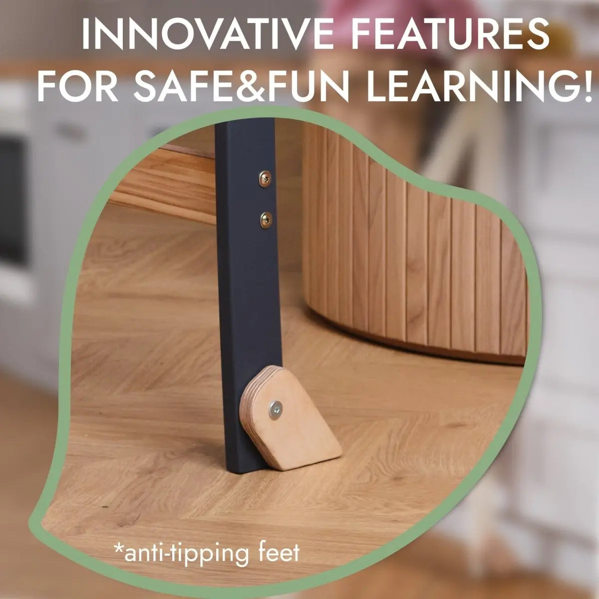 Toddler Learning Tower Step Stool for Kids Graphite Goodevas Everetts Place: Online Boutique