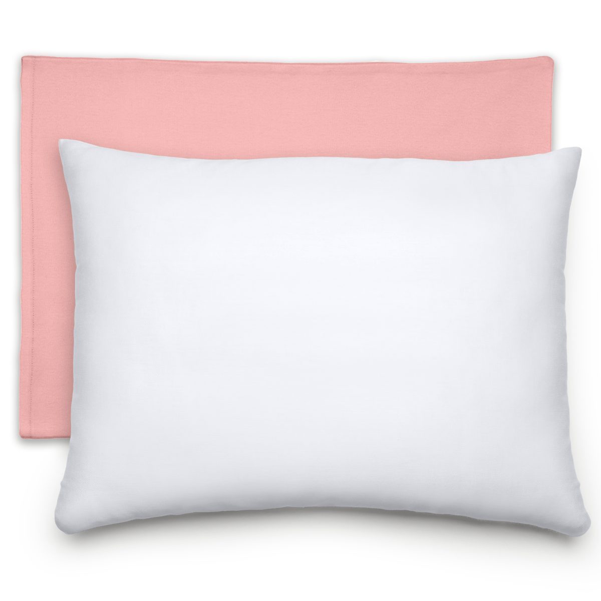 Toddler Pillow With Soft Cotton Pillow Case Blush Set - Everetts Place Boutique - 