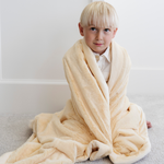 Saranoni lush toddler blanket, incredibly soft and luxurious.