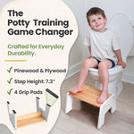 Wooden Kids Step Stool - 1-Step Multi-Purpose by Ocodile.com