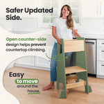 Toddler Tower - Adjustable Kitchen Stool Helper by Ocodile.com