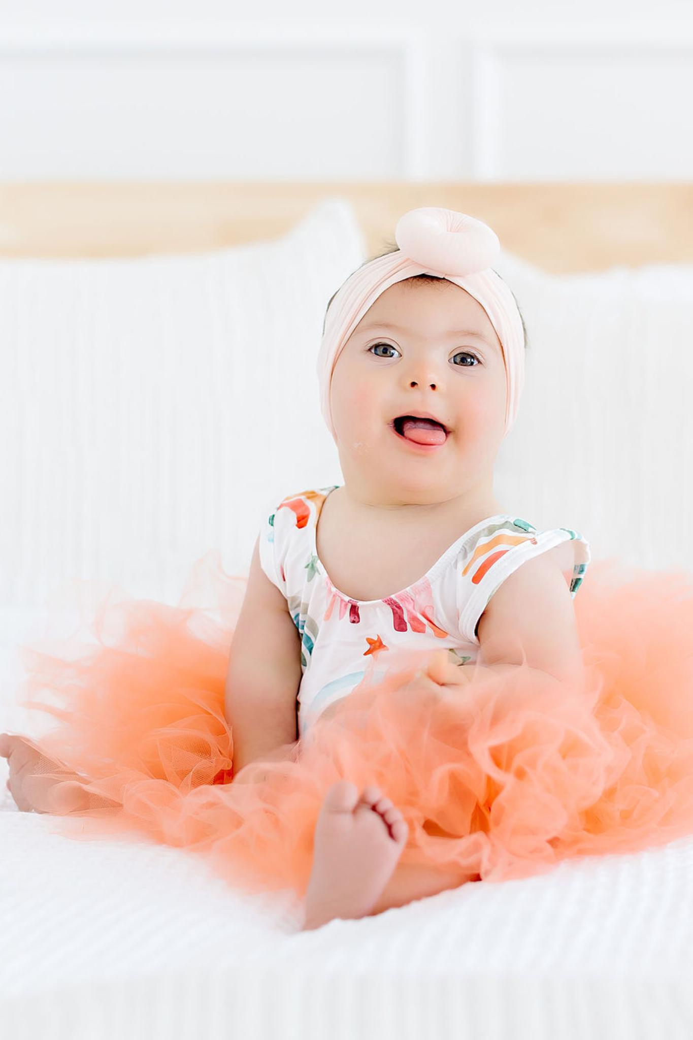 Tonal Rainbow Tank Tutu Leotard For Girls Fluffy Dancewear Mila & Rose ® Everetts Place: Online Boutique