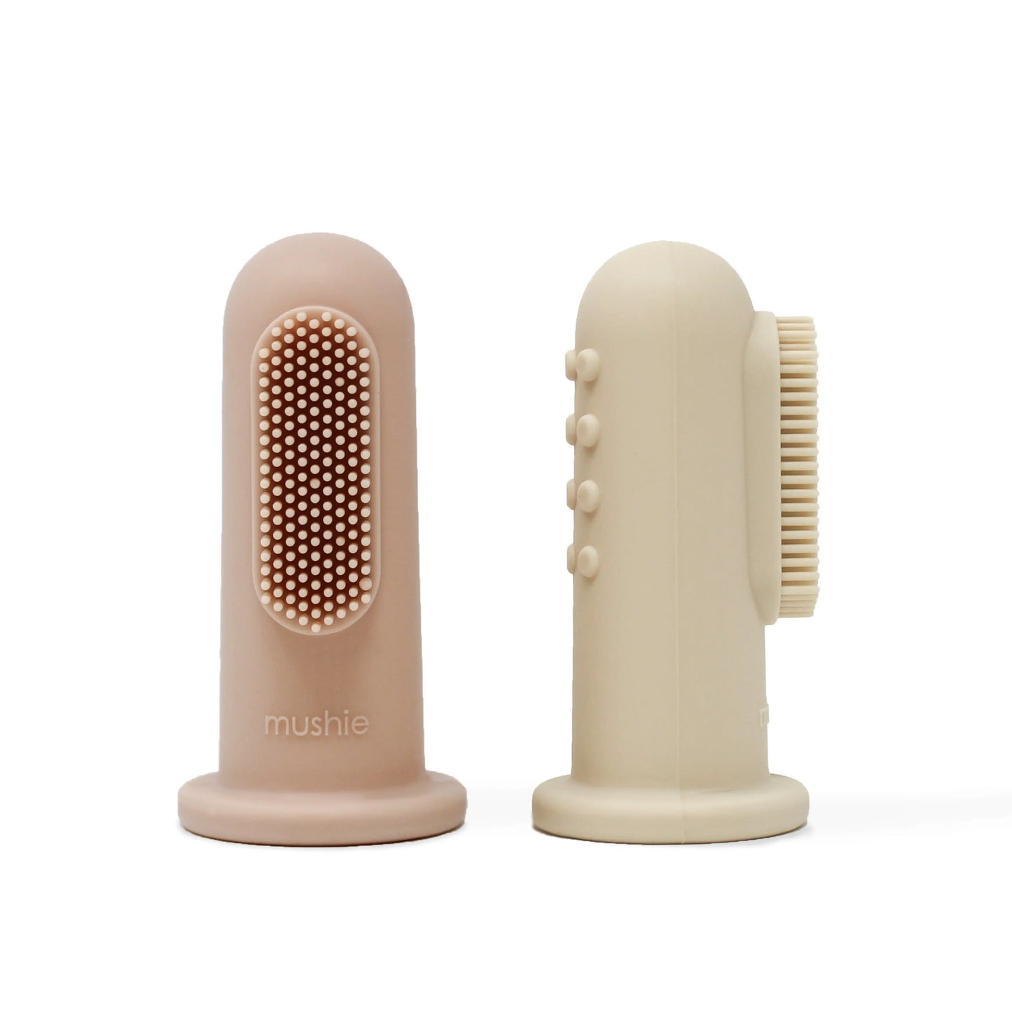 Finger Toothbrush for Babies BPA Free and Chemical Free Food Grade Silicone Teething Relief Mushie