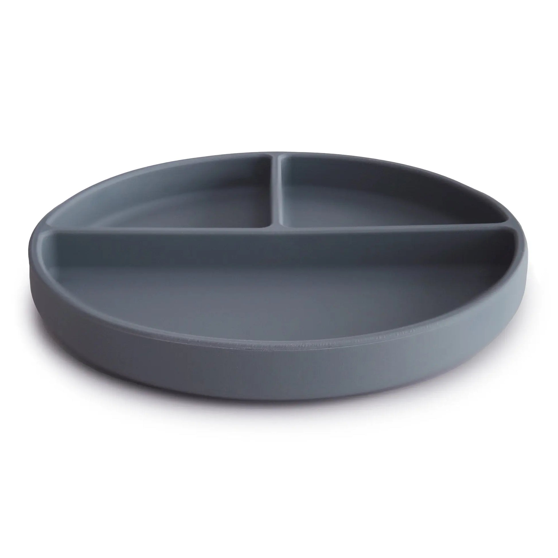 Silicone Suction Plate for Babies Food Grade Safe Design Minimizes Spills Mushie