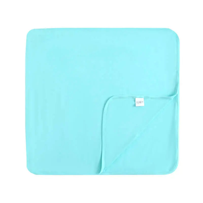 Luxie Charm Tranquil Turquoise Bamboo Swaddle Blanket - Everetts Place Boutique - 