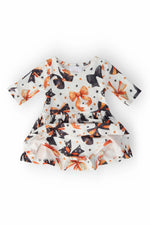 Trick Or Twirl 3/4 Sleeve Baby Bodysuit With Snap Closure Mila & Rose ® Everetts Place: Online Boutique