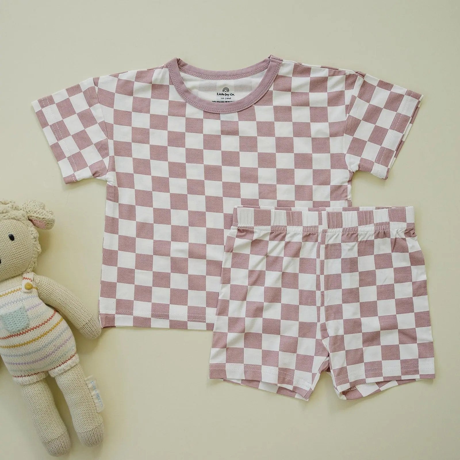 Tropical Haze 2 Piece Bamboo Lounge Set For Kids Comfort Little Joy Co. Everetts Place: Online Boutique