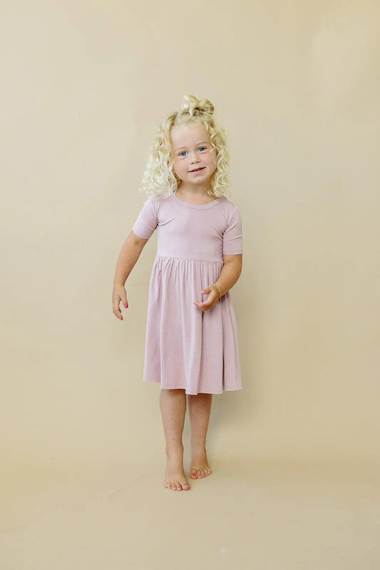 Tropical Haze Bamboo Twirl Dress From Little Joy Co Little Joy Co. Everetts Place: Online Boutique