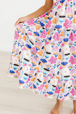 Mila & Rose ® Tulip Blooms Ruffle Maxi Dress For Summer Mila Rose - Apparel & Accessories > Clothing > Dresses Maxi Dress