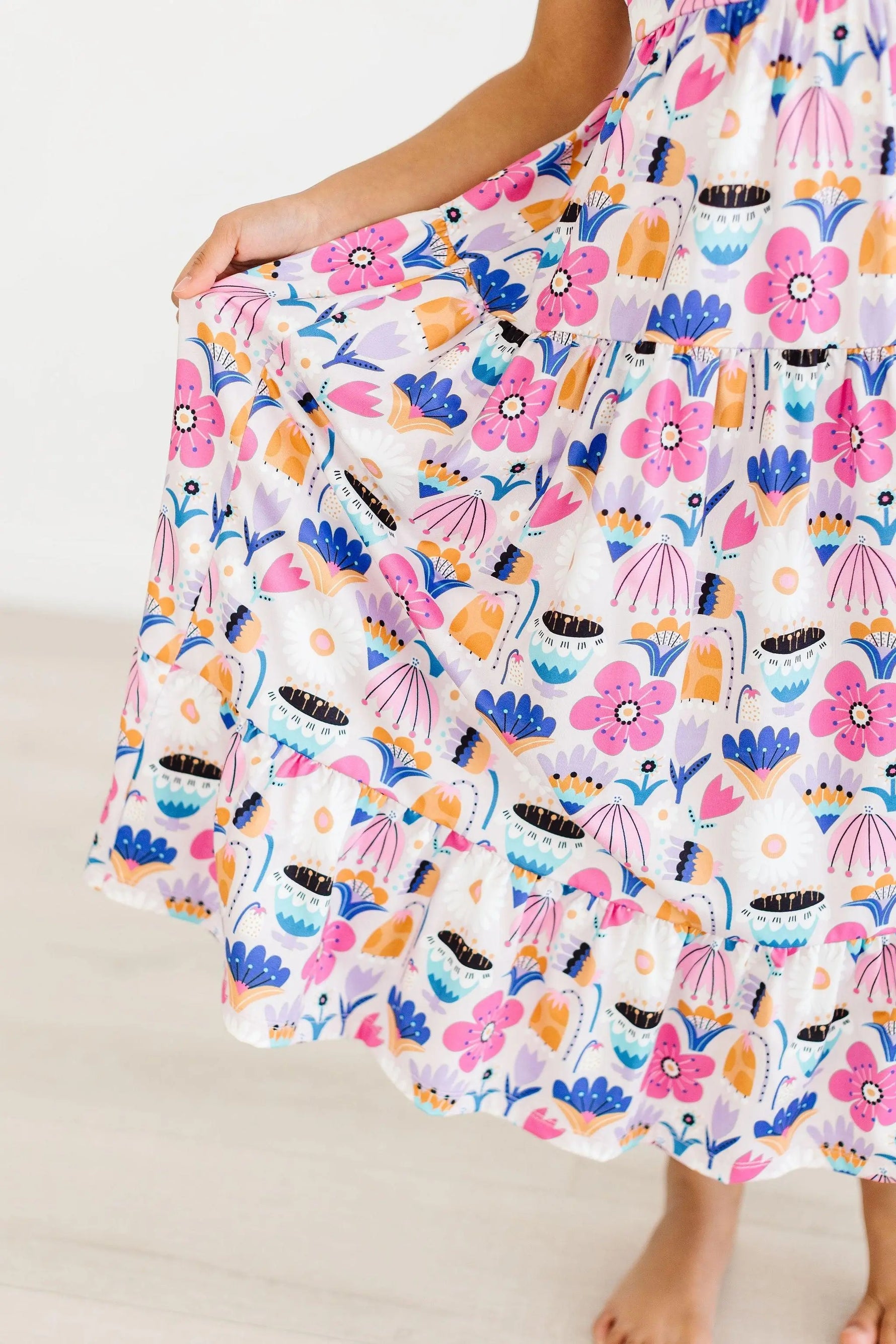 Mila & Rose ® Tulip Blooms Ruffle Maxi Dress For Summer Mila Rose - Apparel & Accessories > Clothing > Dresses Maxi Dress