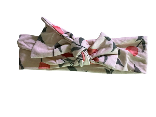 Tulip Bow Headband For Babies Soft Bamboo Spandex One Size Dreamlet Everetts Place: Online Boutique