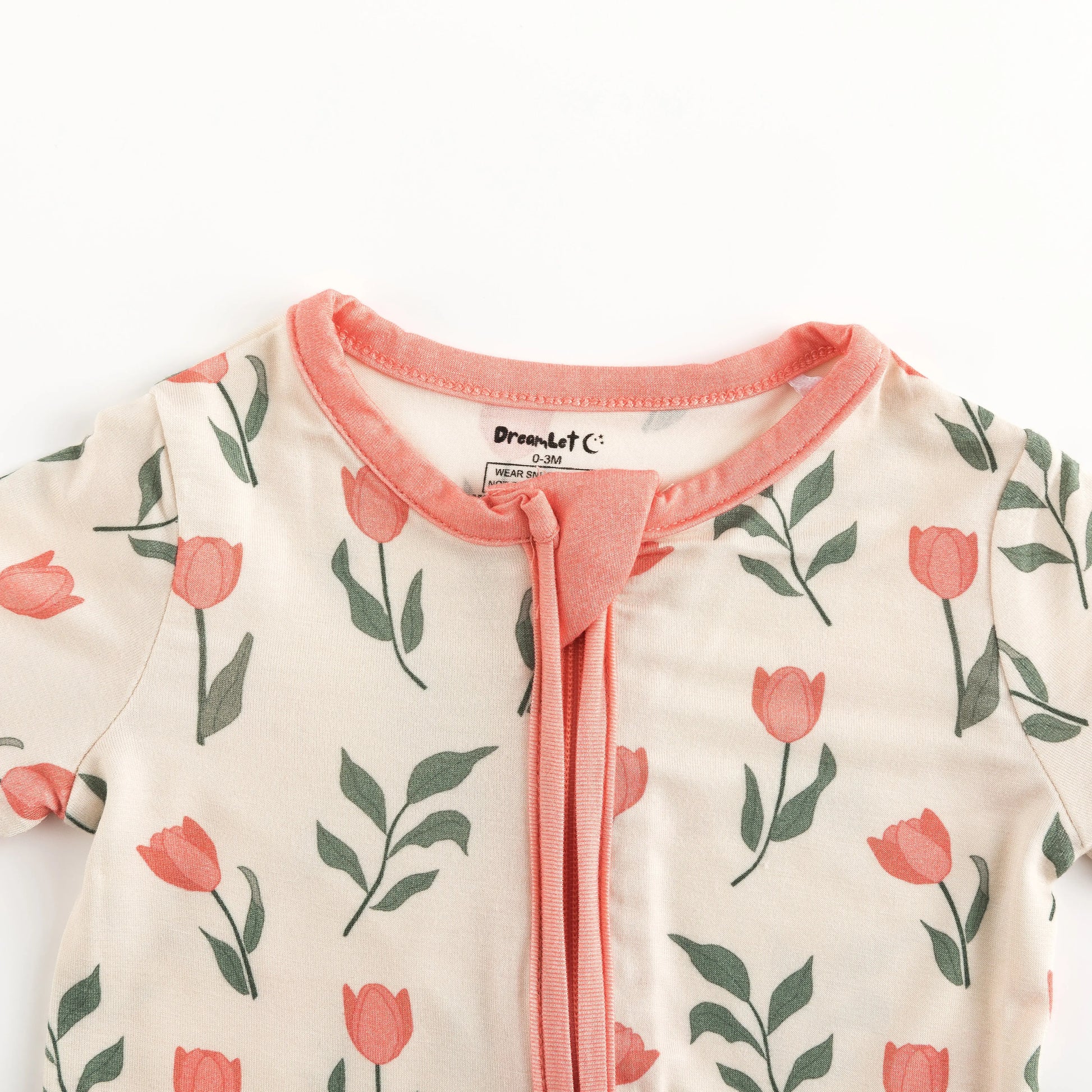 Tulip Romper For Babies With Two Way Zipper Dreamlet Dreamlet Everetts Place: Online Boutique