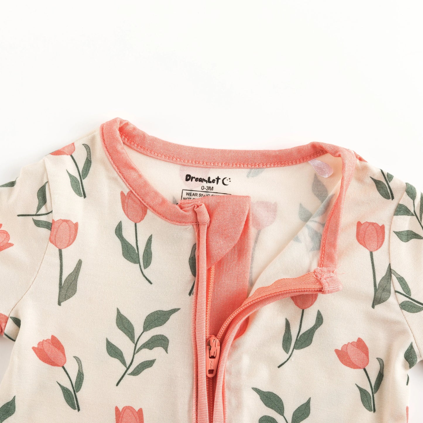 Tulip Romper For Babies With Two Way Zipper Dreamlet Dreamlet Everetts Place: Online Boutique
