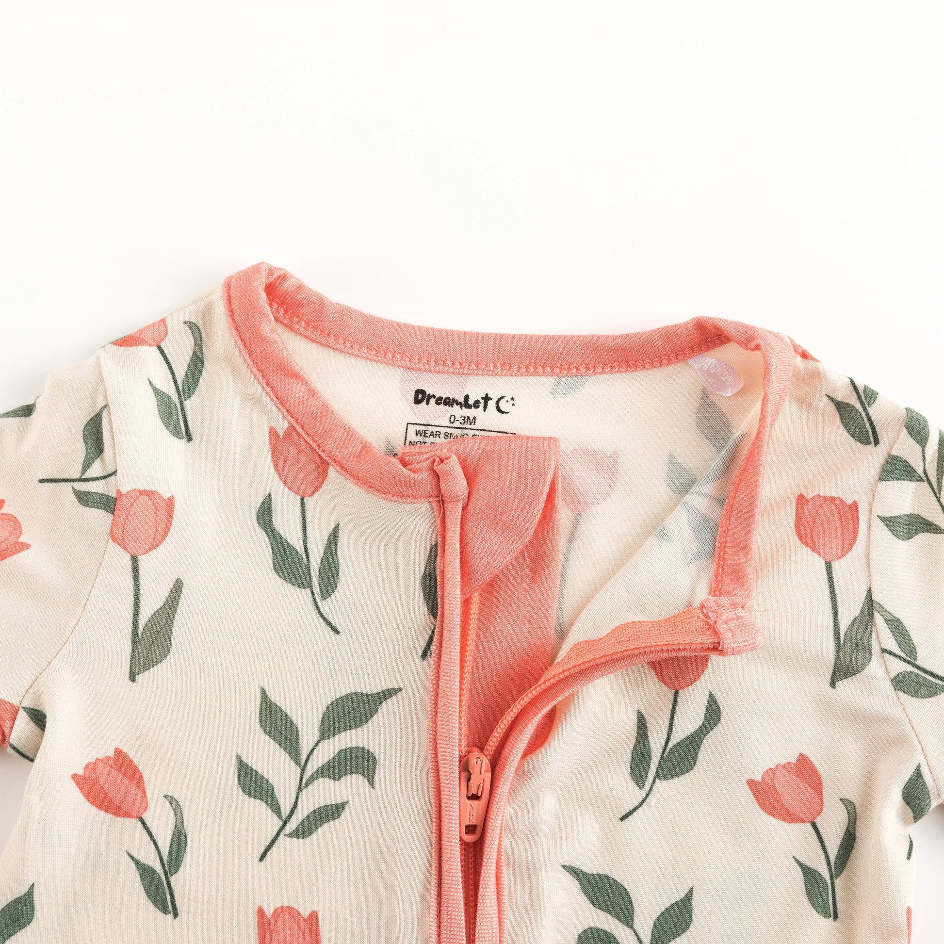 Tulip Romper For Babies With Two Way Zipper Dreamlet Dreamlet Everetts Place: Online Boutique