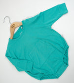 Bubble Baby Turquoise | Long Sleeve Bubble Romper - 