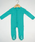 Turquoise | Snap Footie - Baby & Toddler Clothing, Button, Clothing, Overall | Everetts Place