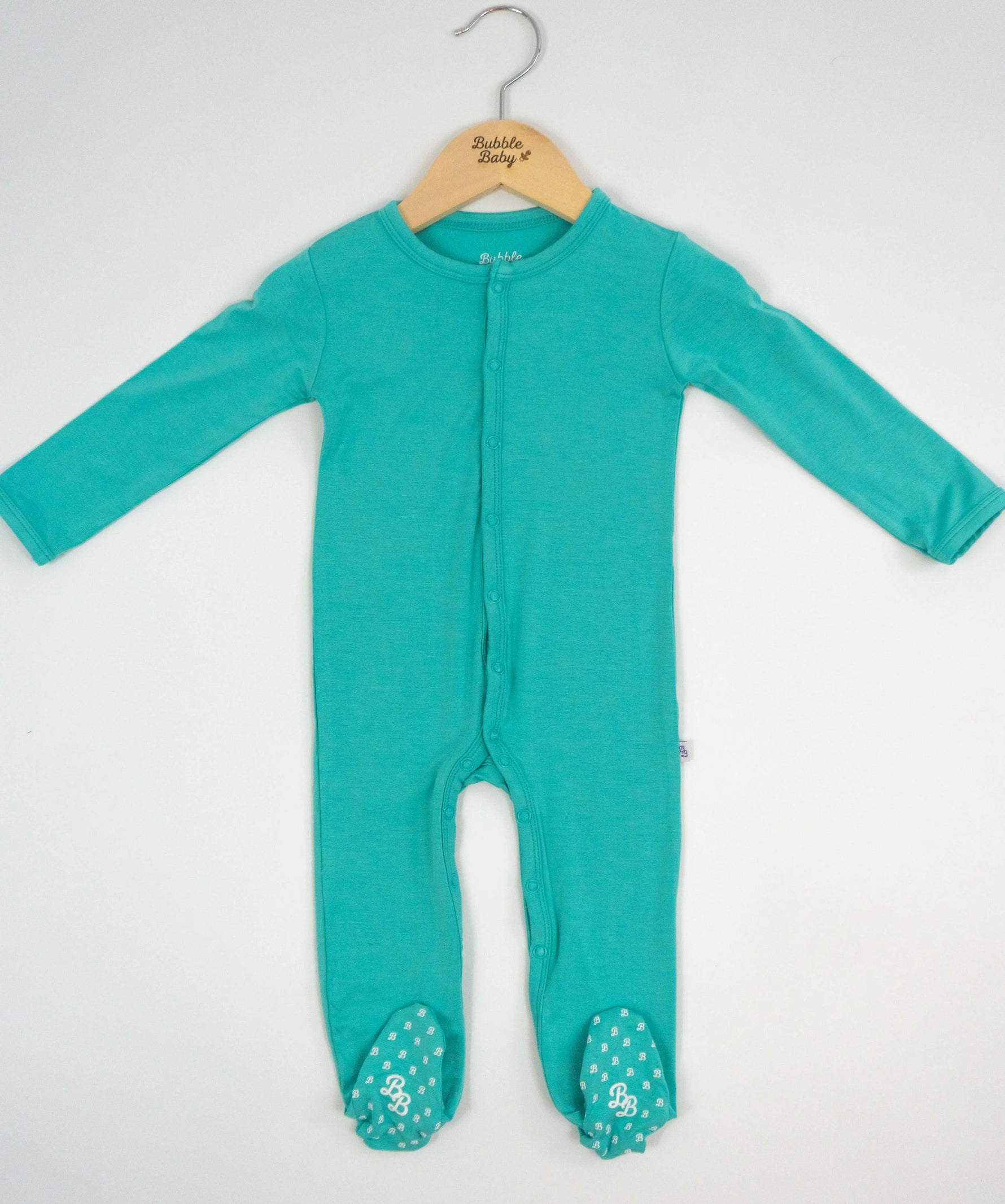 Turquoise | Snap Footie - Baby & Toddler Clothing, Button, Clothing, Overall | Everetts Place